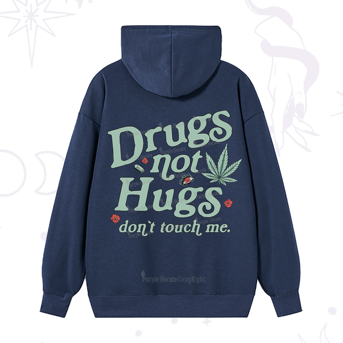 Purplehecate Sarcastic Weed Hoodie