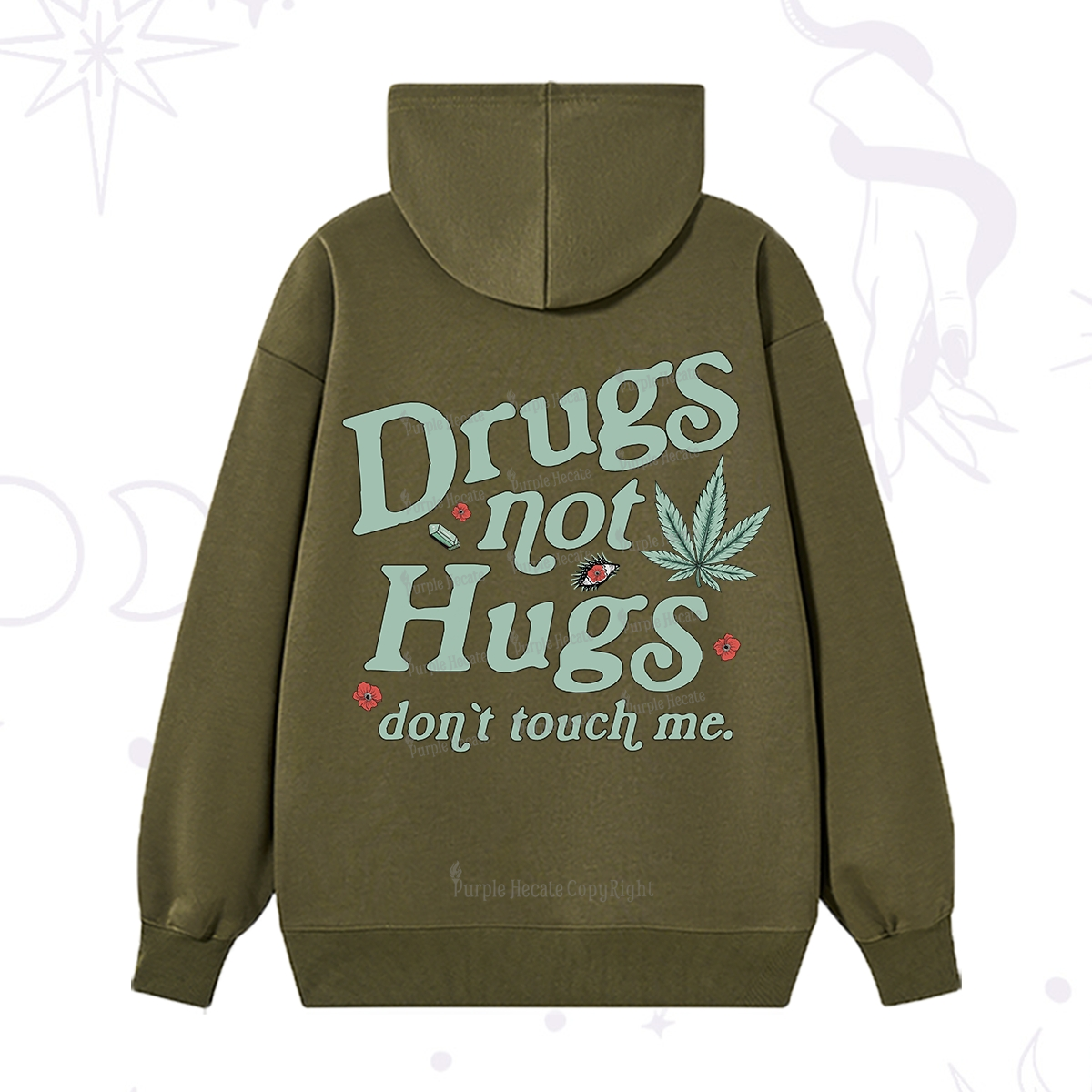 Purplehecate Sarcastic Weed Hoodie