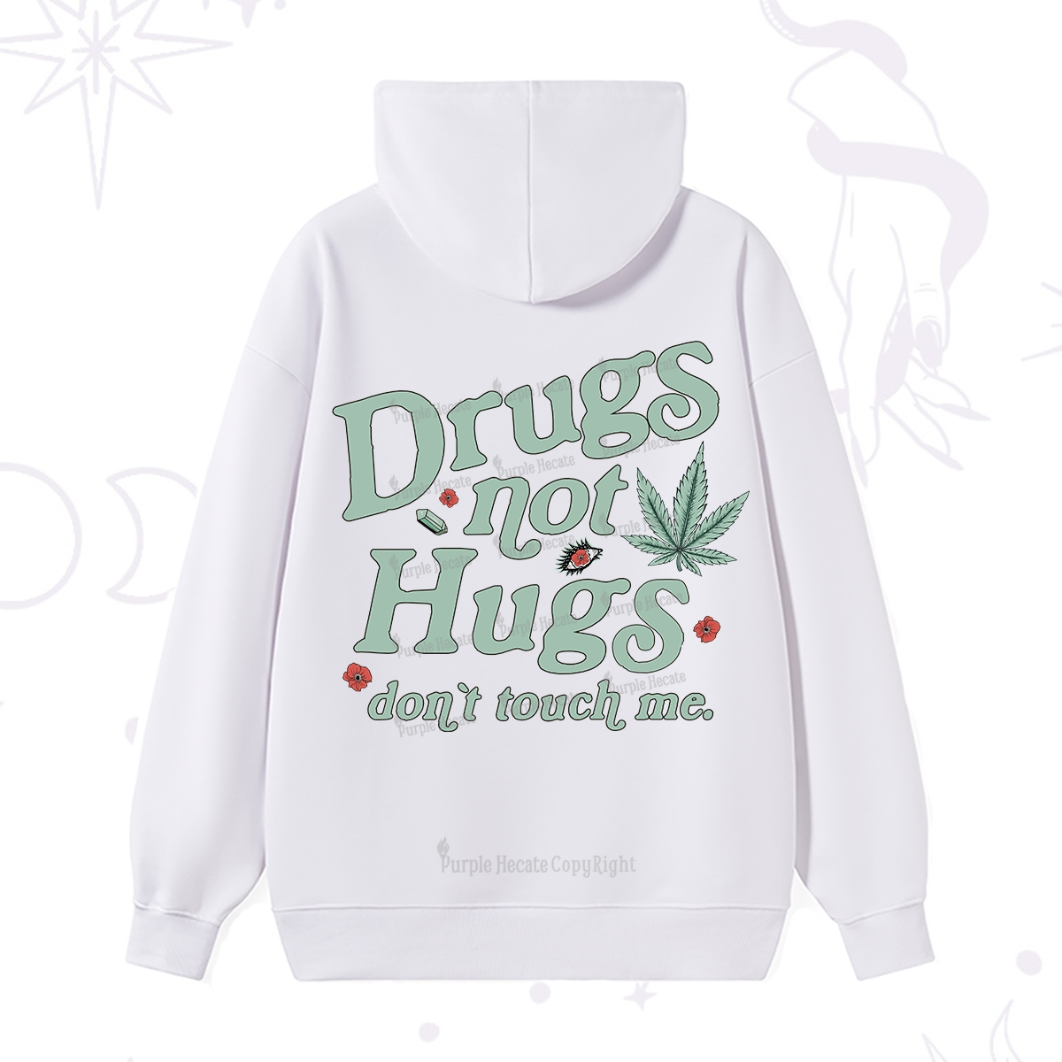 Purplehecate Sarcastic Weed Hoodie