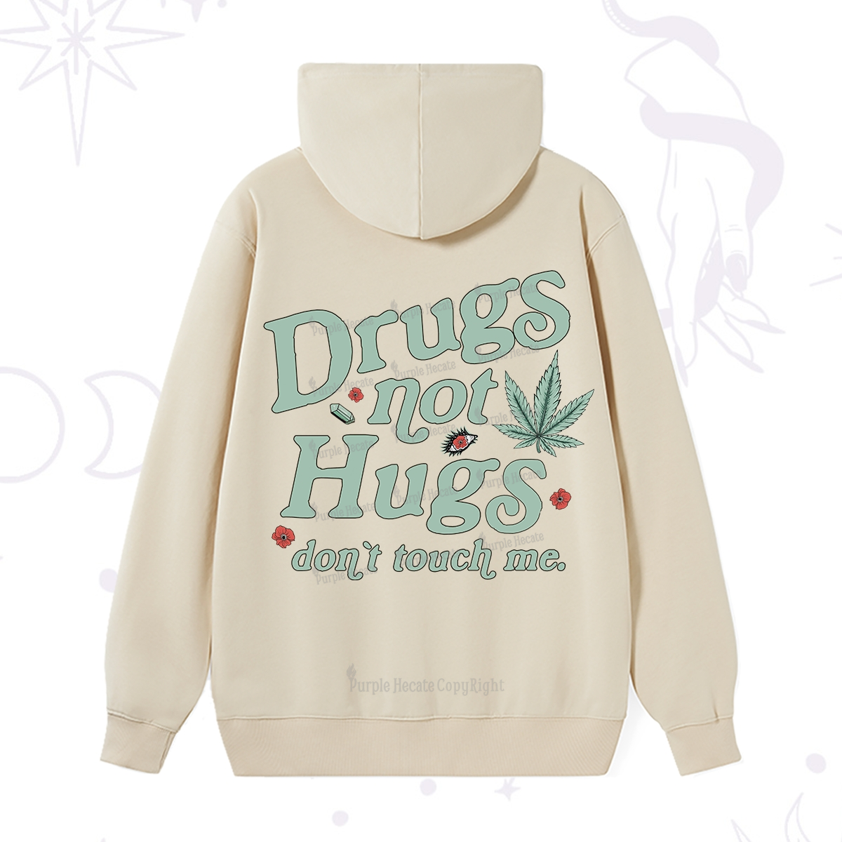 Purplehecate Sarcastic Weed Hoodie