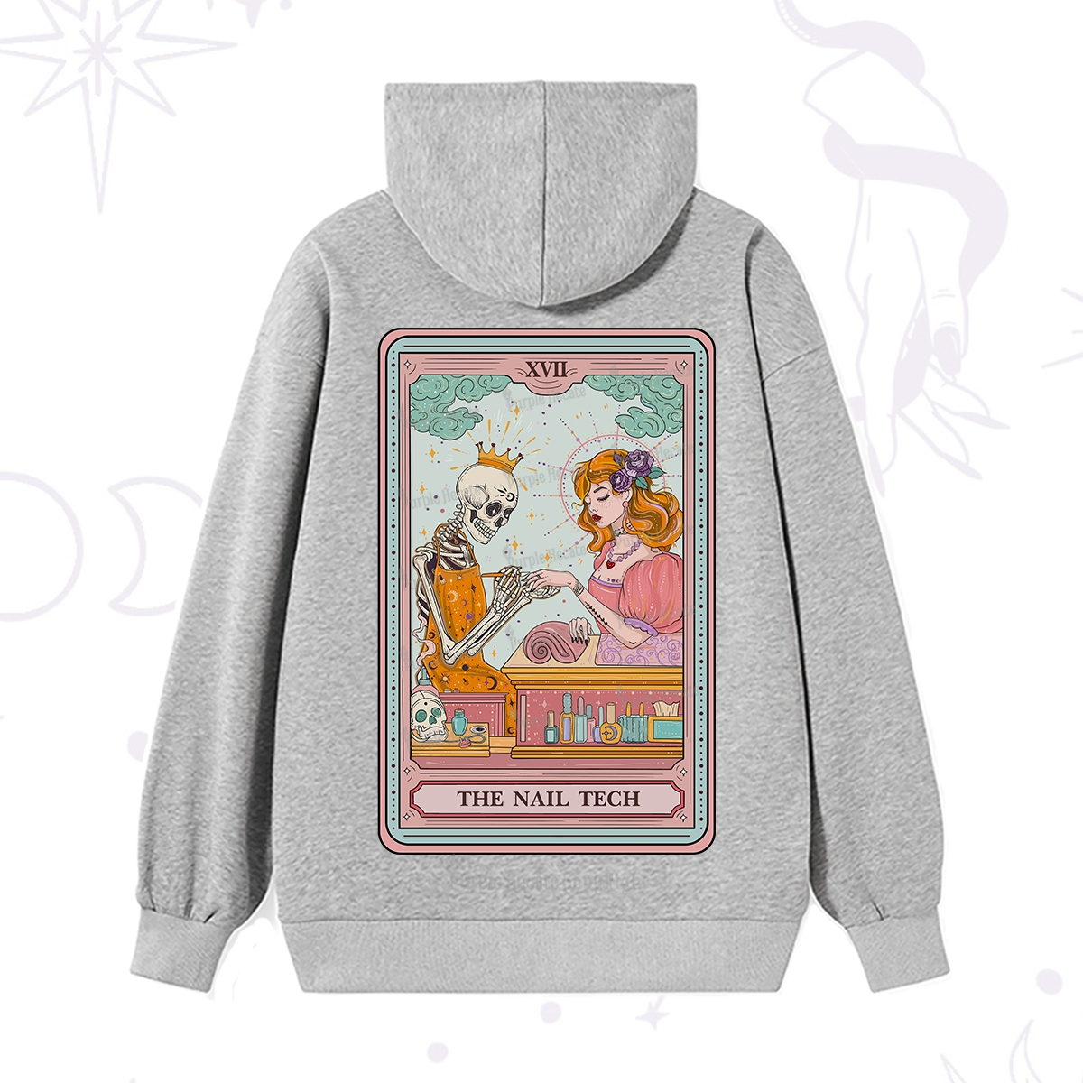 Purplehecate The Nail Tech Life Tarot Hoodie