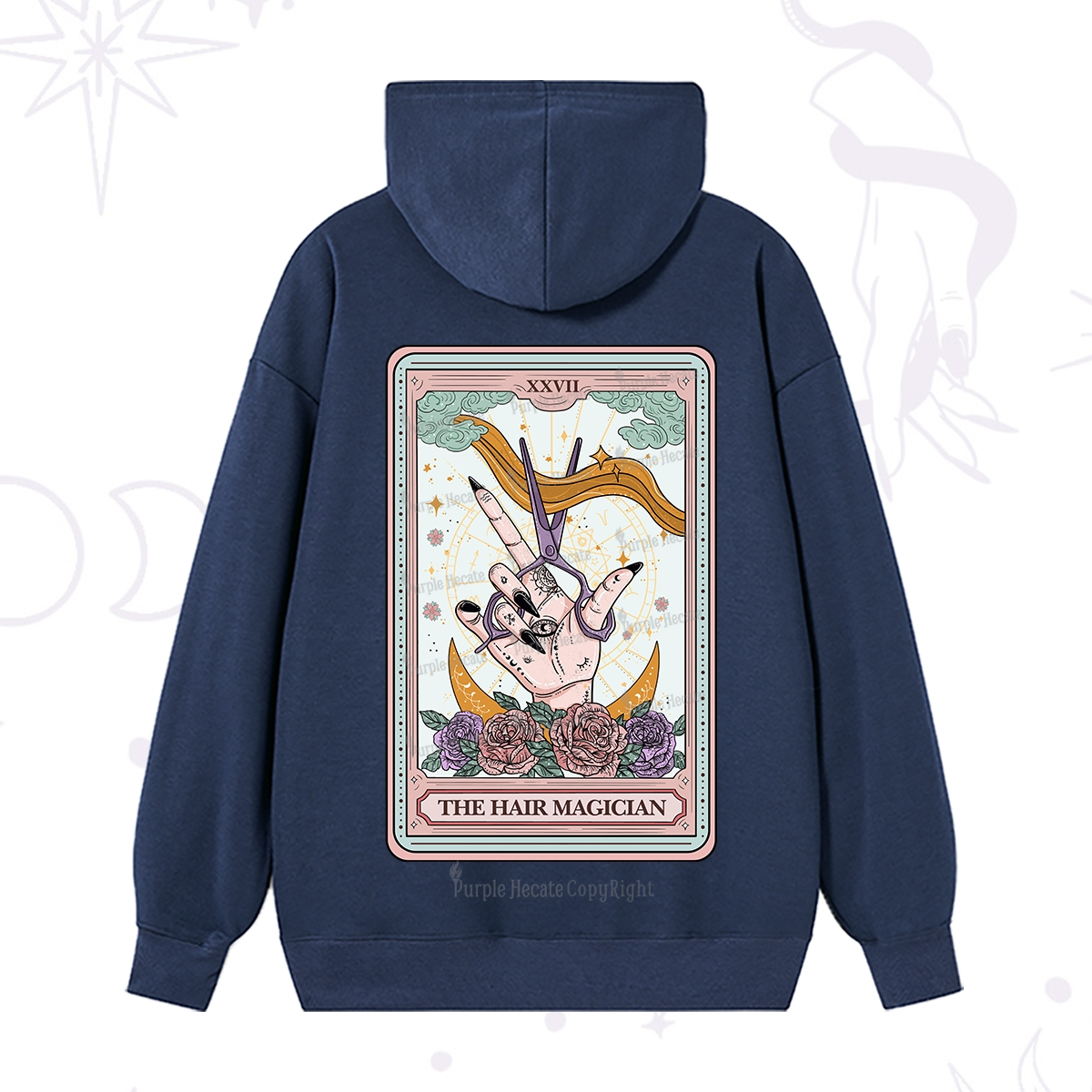 Purplehecate The Hair Magician Tarot Hoodie