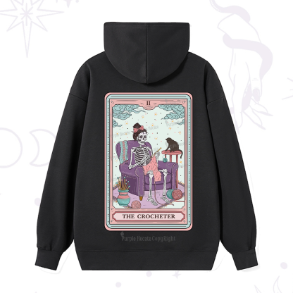 Purplehecate The Crocheter Tarot Hoodie