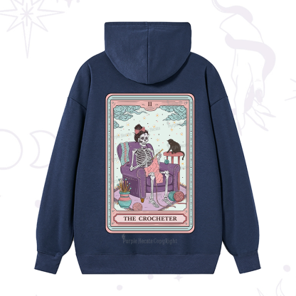 Purplehecate The Crocheter Tarot Hoodie