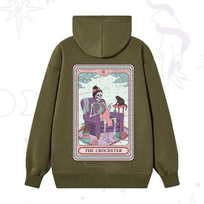 Purplehecate The Crocheter Tarot Hoodie