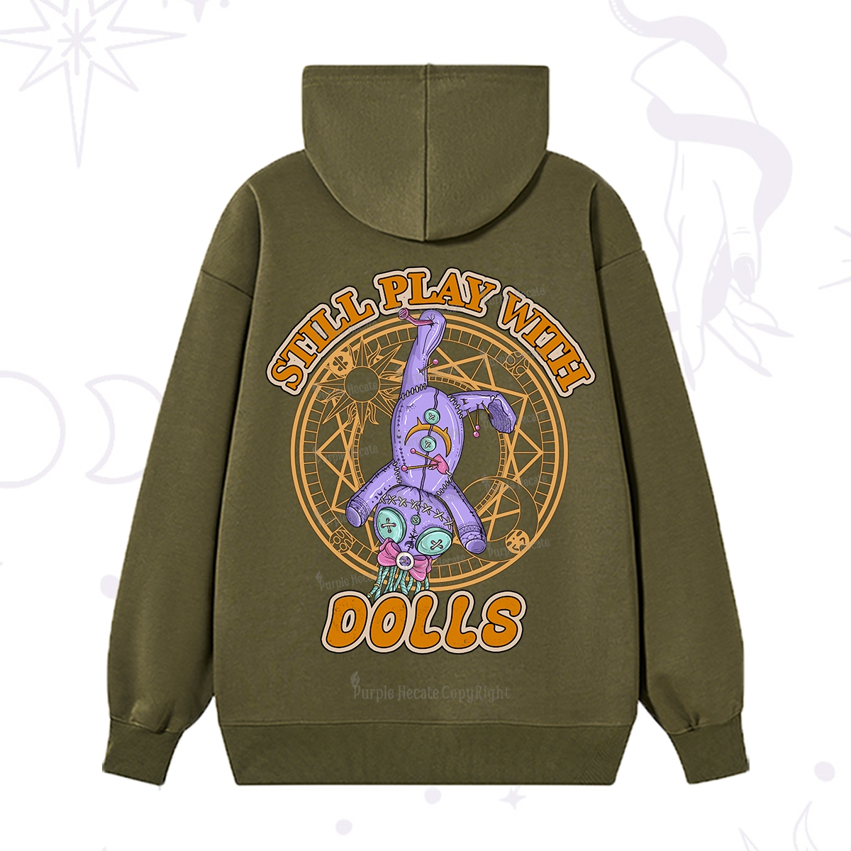 Purplehecate Still Plays With Dolls Hoodie