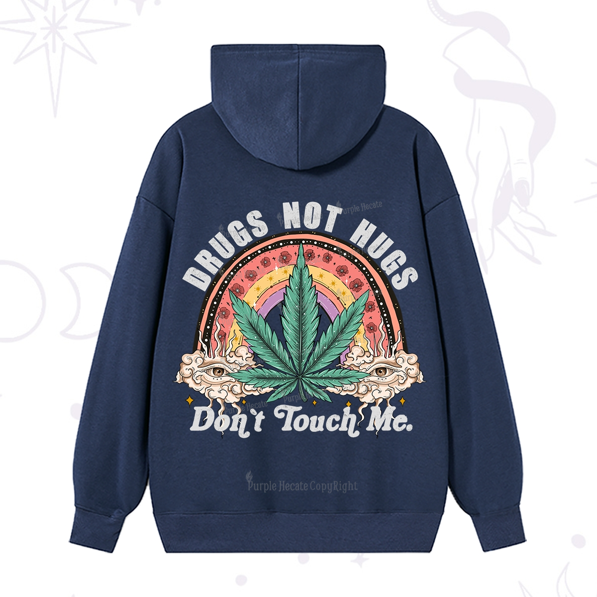 Purplehecate Drugs Not Hugs Hoodie