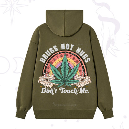 Purplehecate Drugs Not Hugs Hoodie