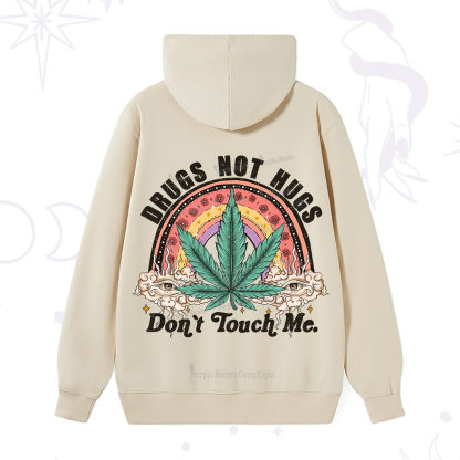 Purplehecate Drugs Not Hugs Hoodie
