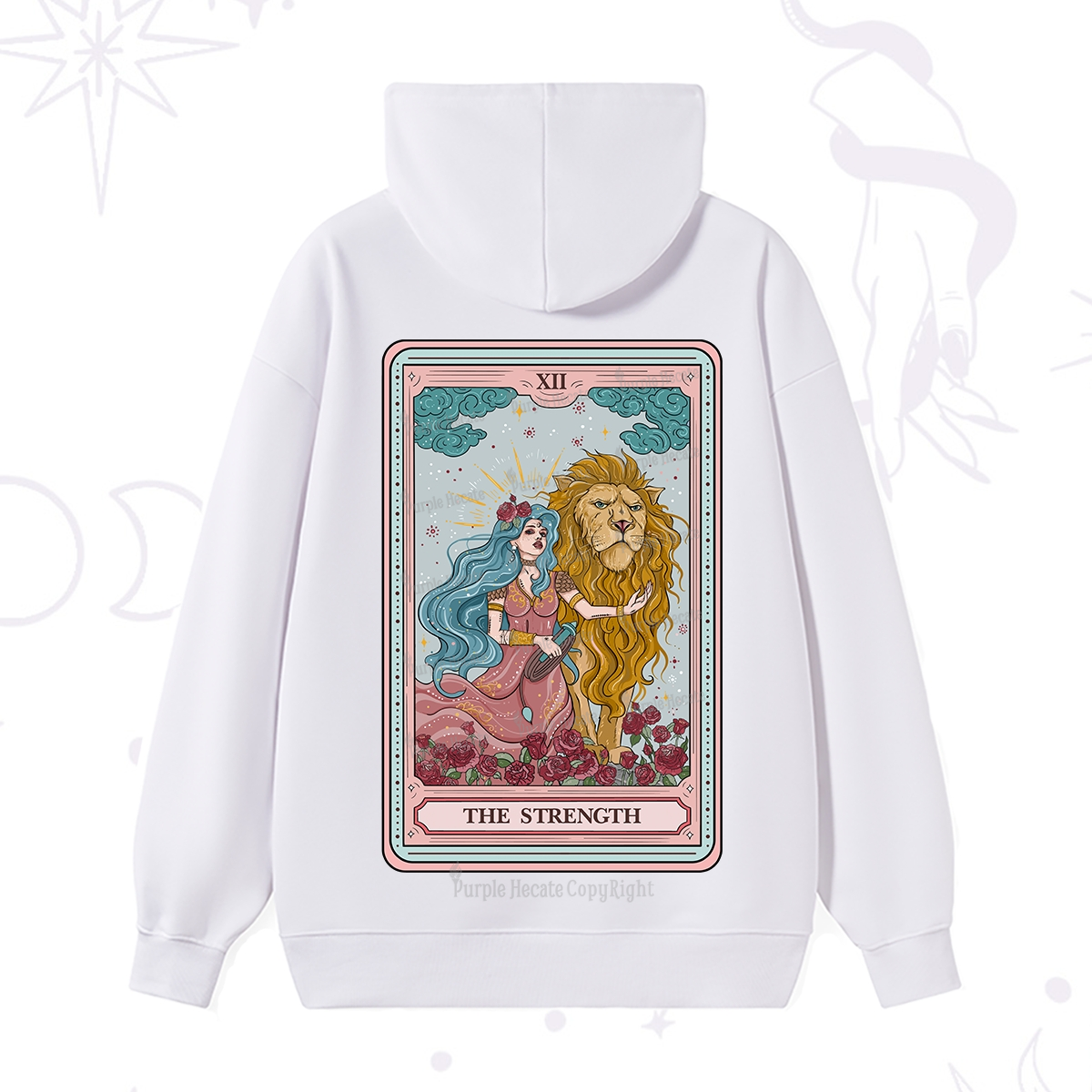 Purplehecate The Strength Tarot Hoodie