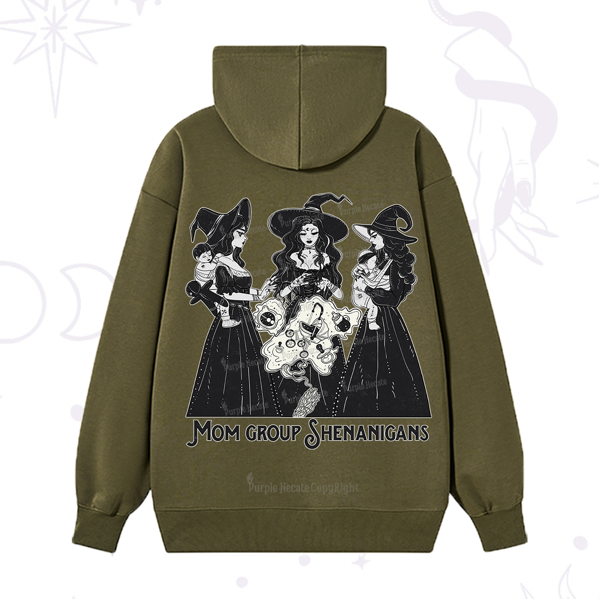 Purplehecate Mom Group Shenanigans Hoodie
