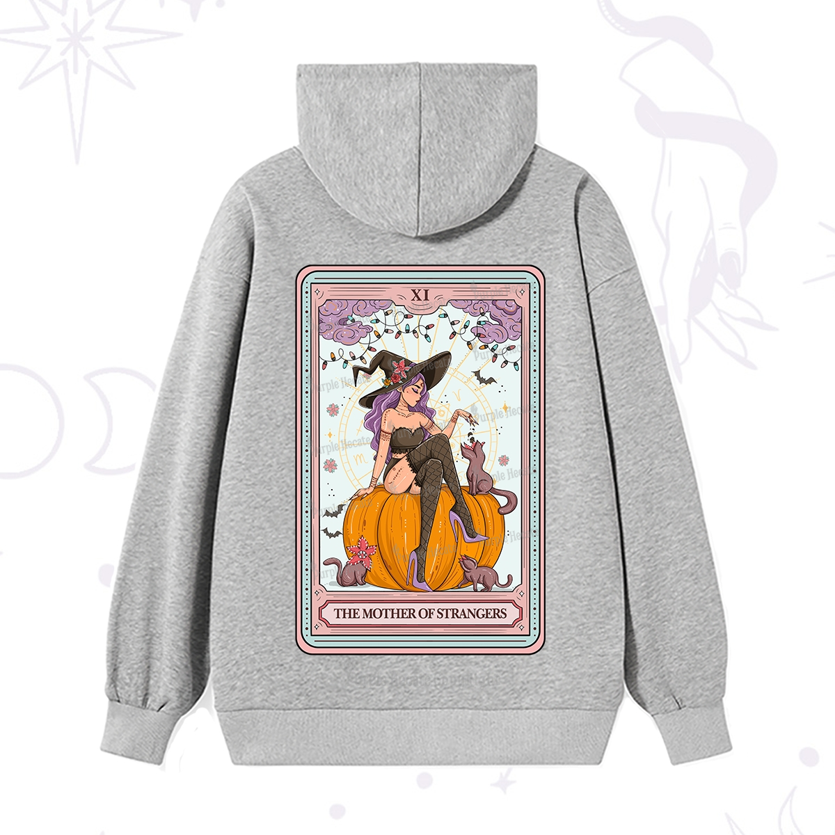 Purplehecate The Mother Of Strangers Tarot Hoodie