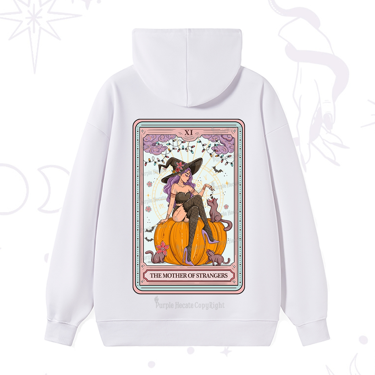Purplehecate The Mother Of Strangers Tarot Hoodie