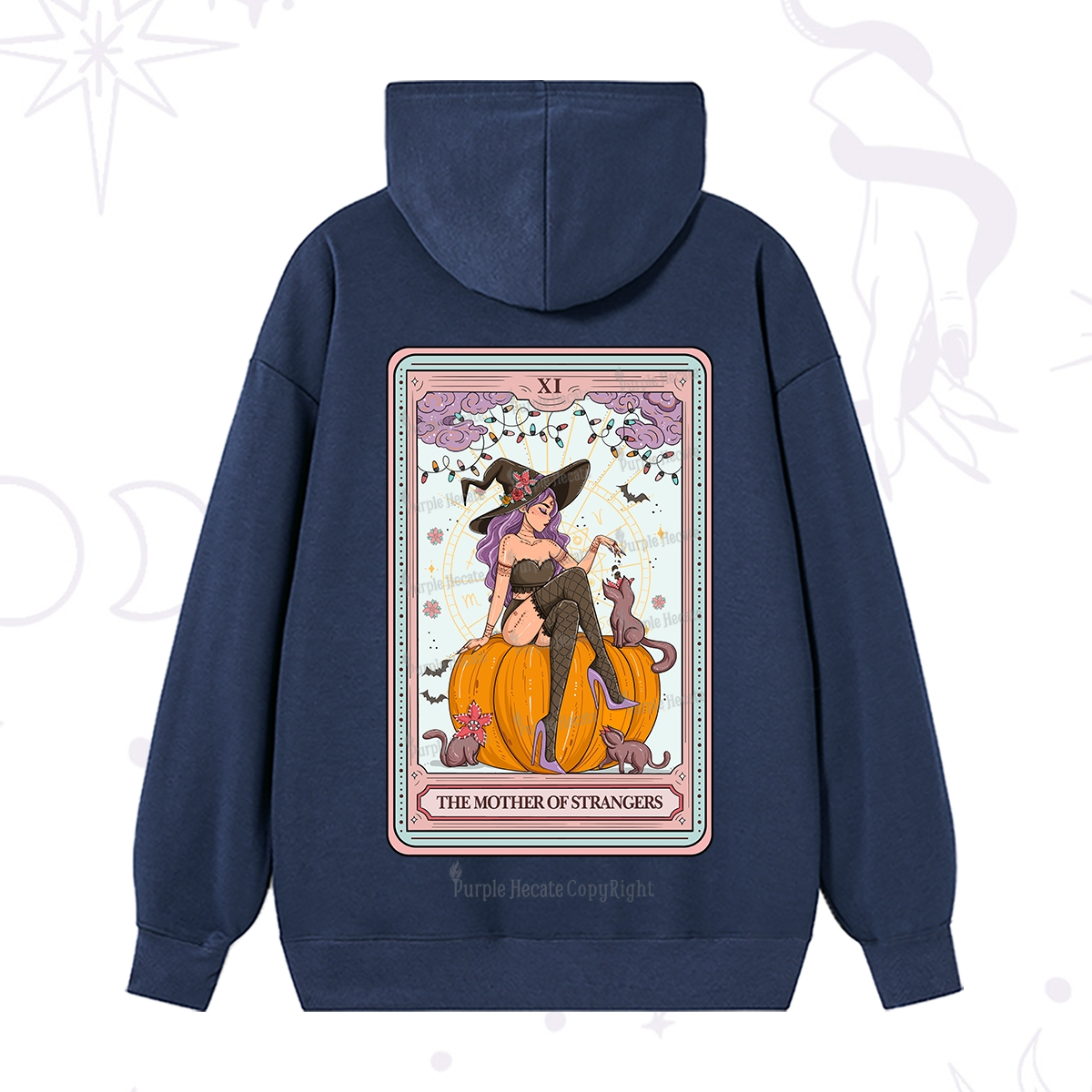 Purplehecate The Mother Of Strangers Tarot Hoodie