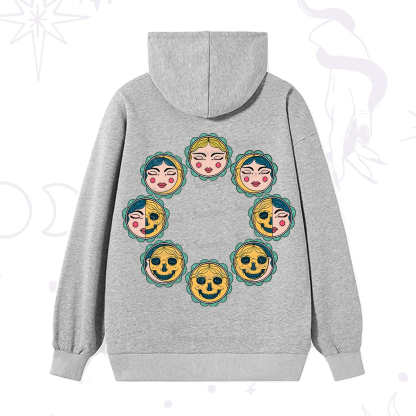 Purplehecate Lunar Skull Cycle Hoodie
