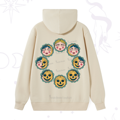 Purplehecate Lunar Skull Cycle Hoodie