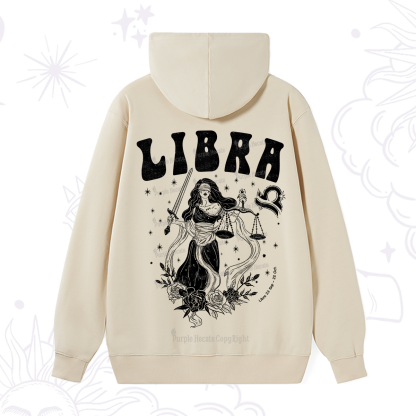 Purplehecate Libra Zodiac Glyphs Hoodie