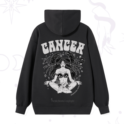 Purplehecate Cancer Zodiac Glyphs Hoodie
