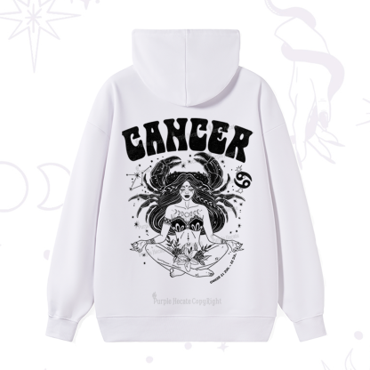 Purplehecate Cancer Zodiac Glyphs Hoodie