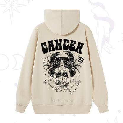Purplehecate Cancer Zodiac Glyphs Hoodie
