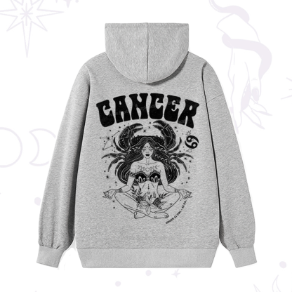 Purplehecate Cancer Zodiac Glyphs Hoodie