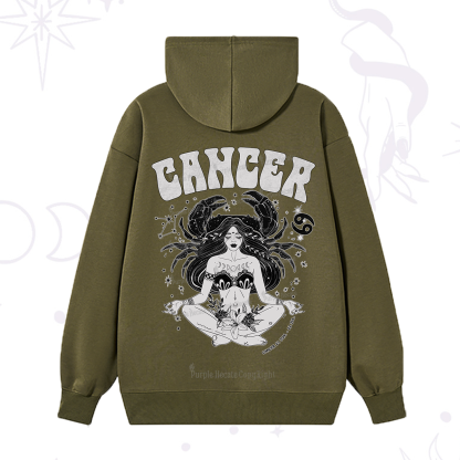 Purplehecate Cancer Zodiac Glyphs Hoodie