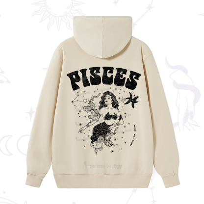 Purplehecate Pisces Zodiac Glyphs Hoodie
