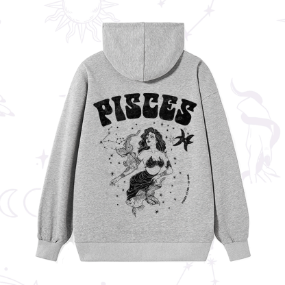 Purplehecate Pisces Zodiac Glyphs Hoodie