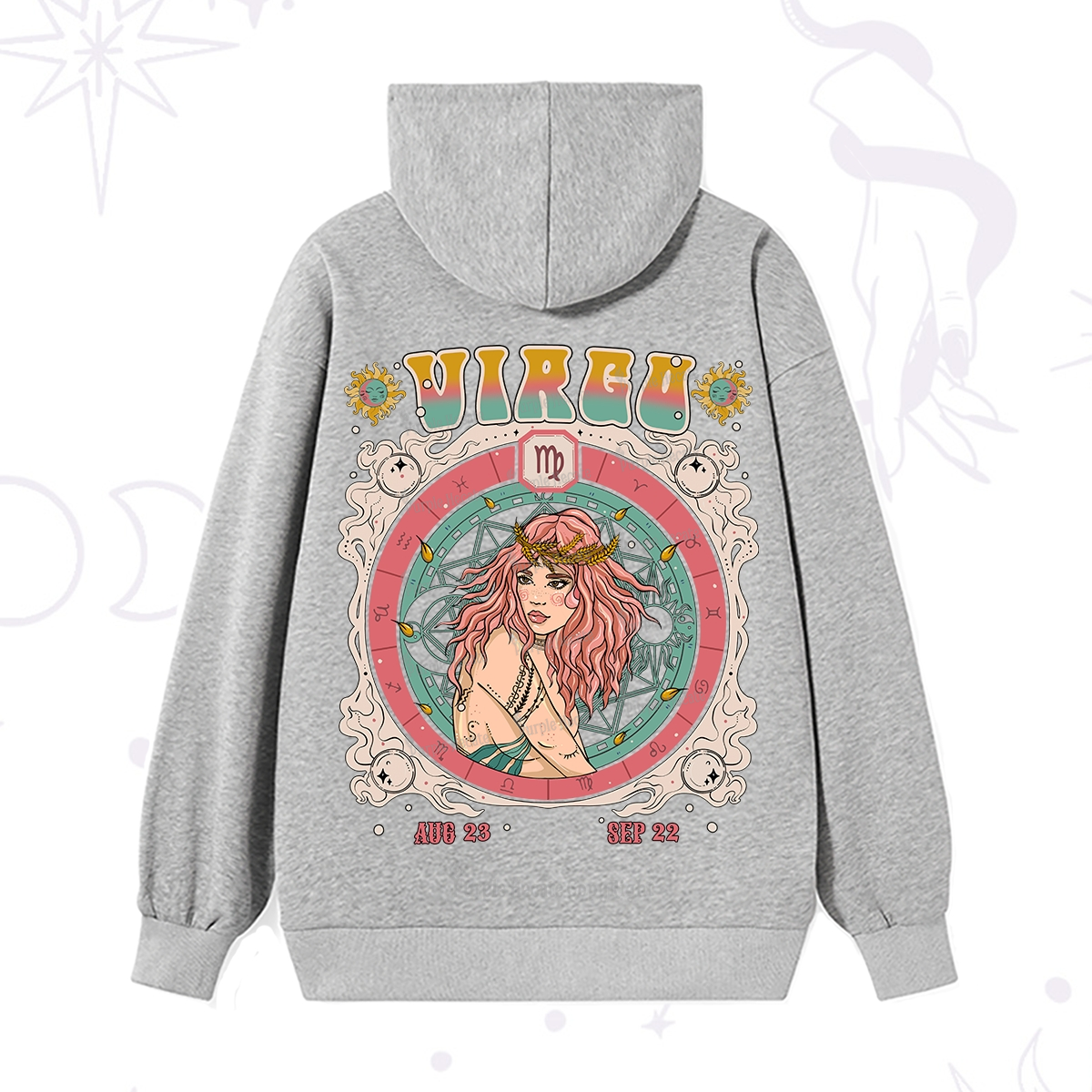 Purplehecate Virgo Cosmic Zodiac Hoodie