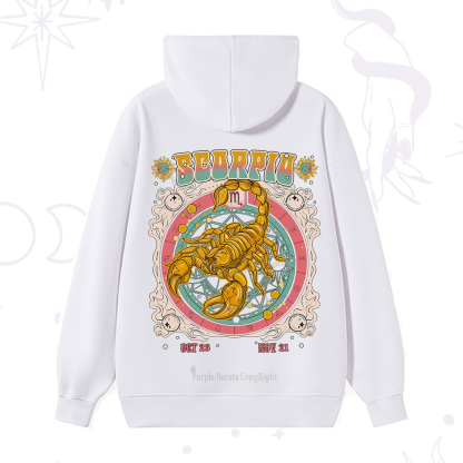 Purplehecate Scorpio Cosmic Zodiac Hoodie