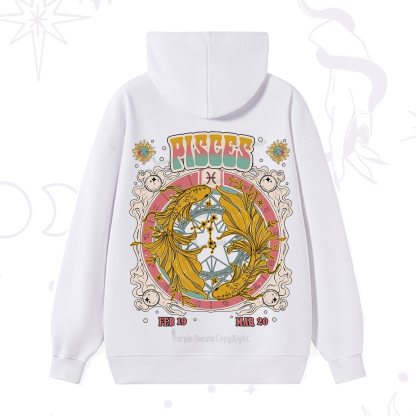 Purplehecate Pisces Cosmic Zodiac Hoodie