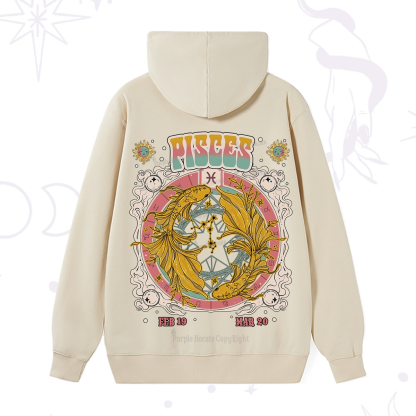 Purplehecate Pisces Cosmic Zodiac Hoodie