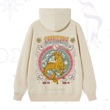 Purplehecate Capricorn Cosmic Zodiac Hoodie