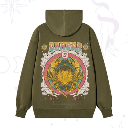 Purplehecate Cancer Cosmic Zodiac Hoodie