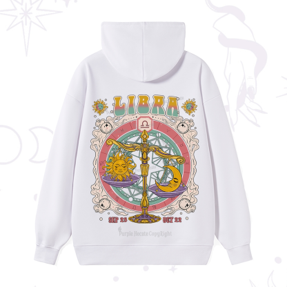 Purplehecate Libra Cosmic Zodiac Hoodie