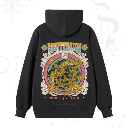 Purplehecate Sagittarius Cosmic Zodiac Hoodie