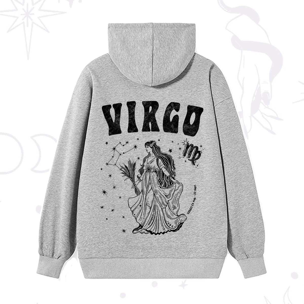 Purplehecate Virgo Starshine Zodiac Hoodie