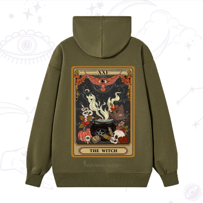 Purplehecate The Witch Magical Tarot Hoodie