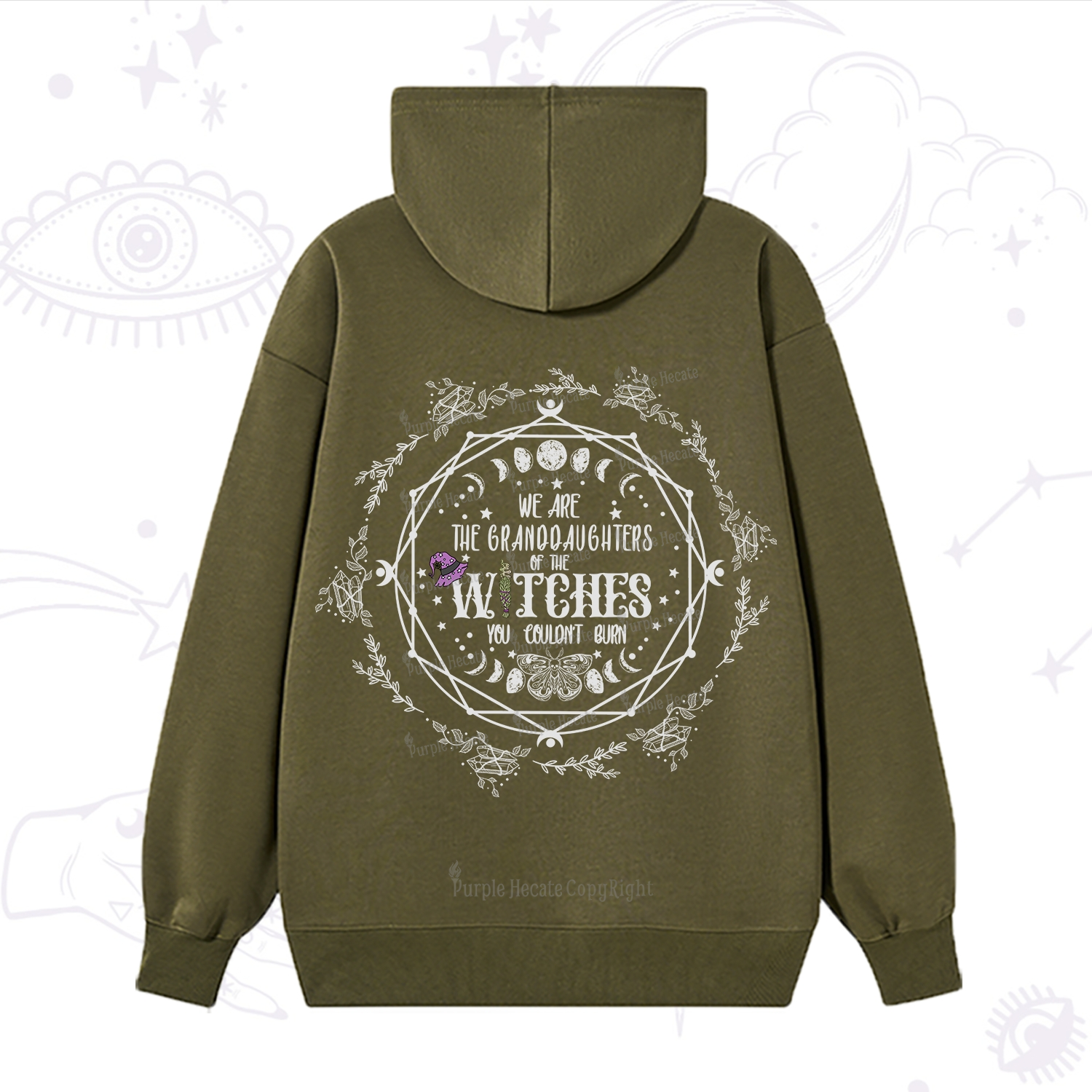 Purplehecate We Are the Granddaughters of the Witches You Could Not Burn Hoodie