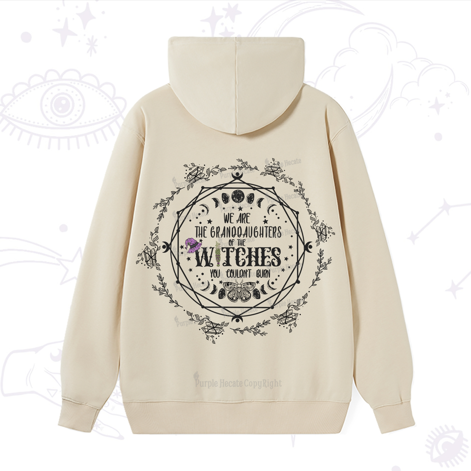 Purplehecate We Are the Granddaughters of the Witches You Could Not Burn Hoodie