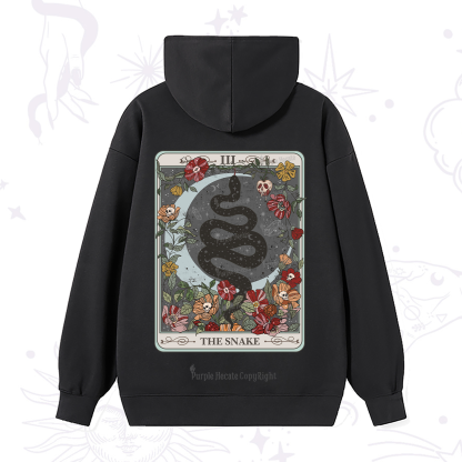 Purplehecate The Snake Tarot Hoodie