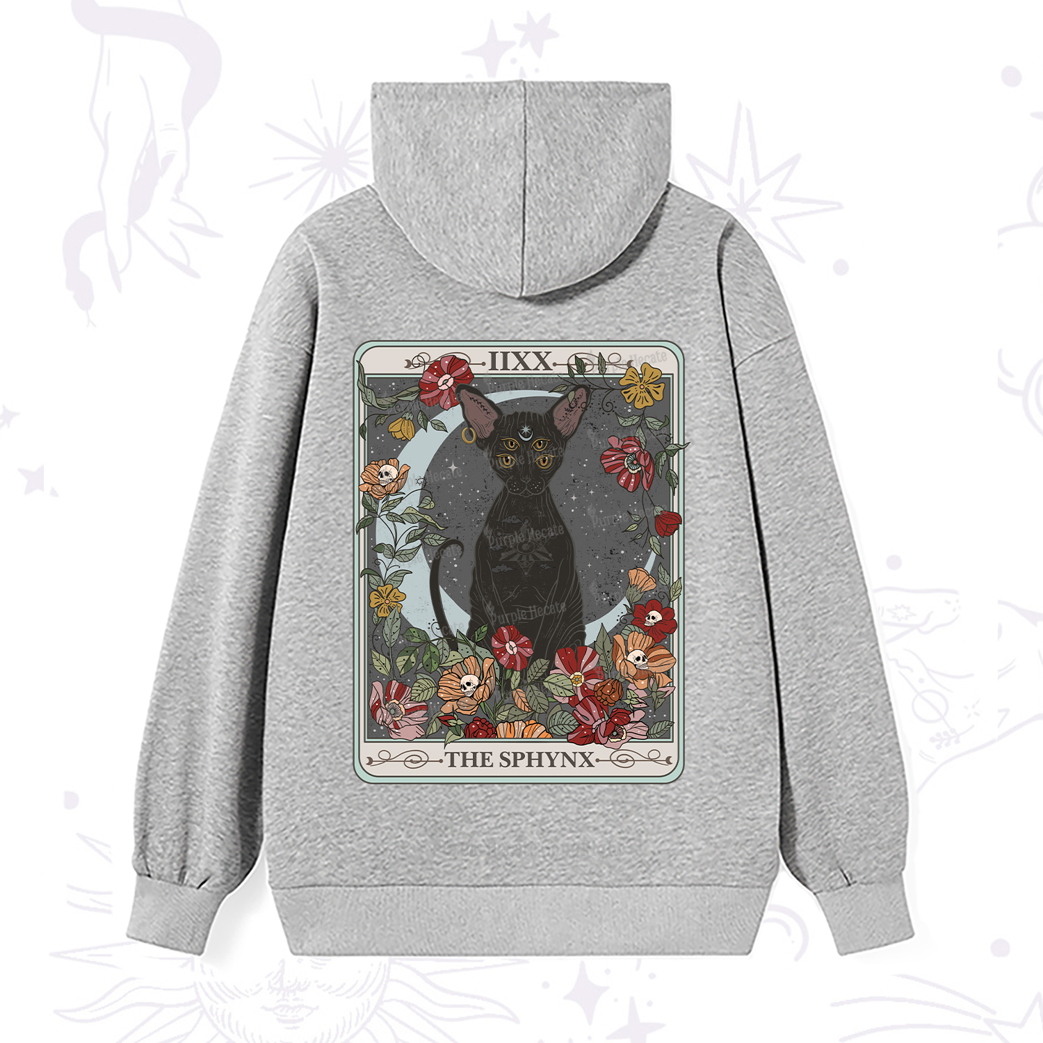 Purplehecate The Sphynx Tarot Hoodie