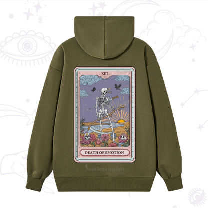 Purplehecate The Death Of Emotion Tarot Hoodie