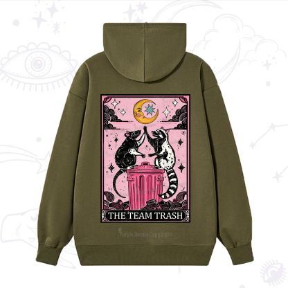 Purplehecate The Team Trash Opossum tarot Hoodie