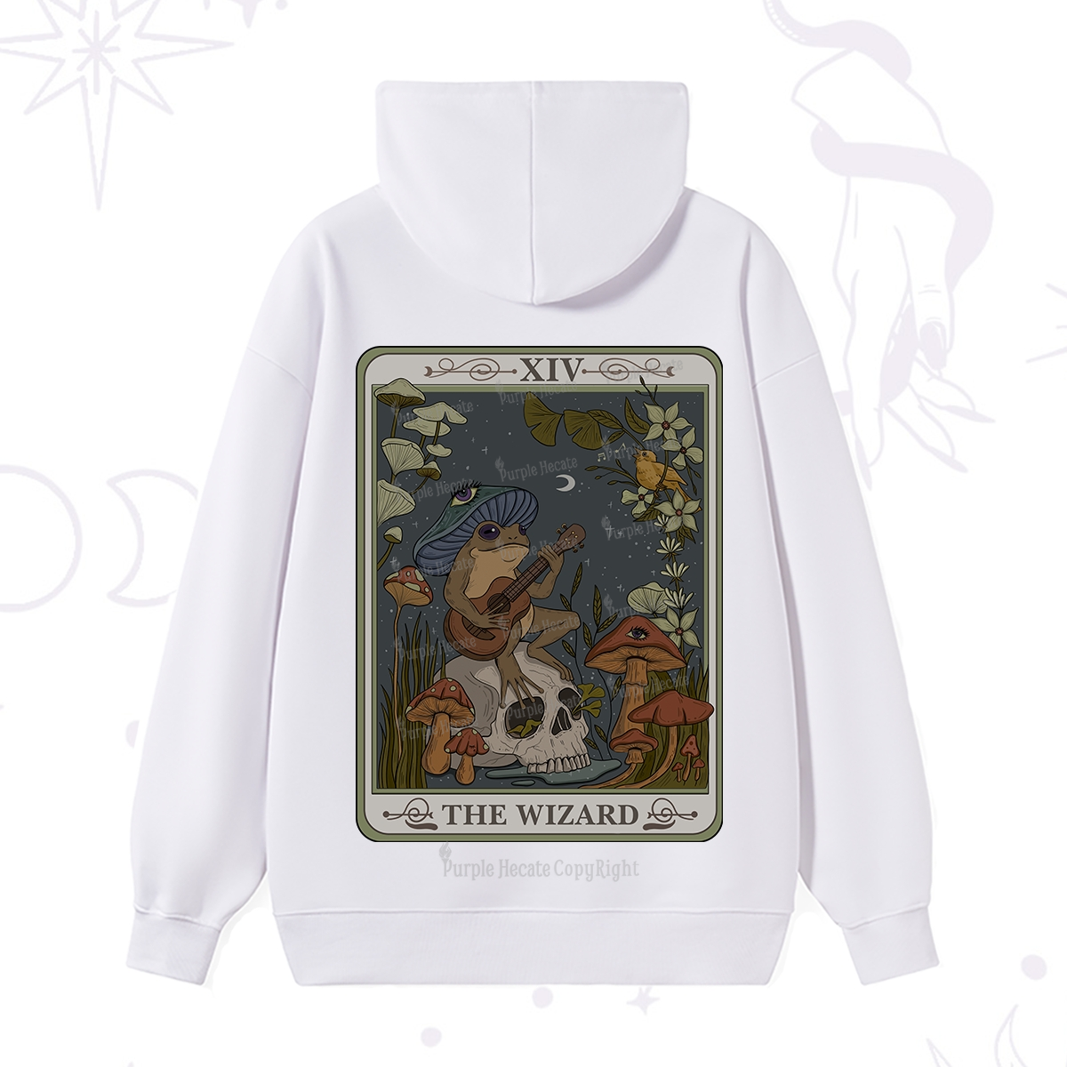 Purplehecate The Wizard Tarot Hoodie