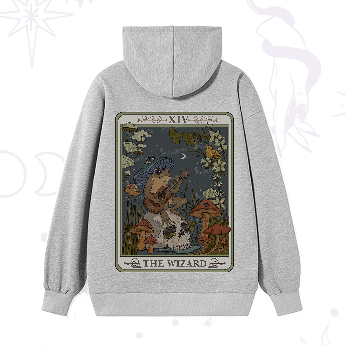 Purplehecate The Wizard Tarot Hoodie