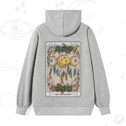 Purplehecate The Triple Moon Tarot Card Hoodie