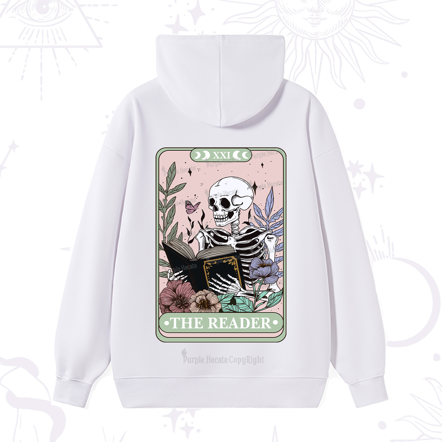Purplehecate The Reader's Tarot Hoodie