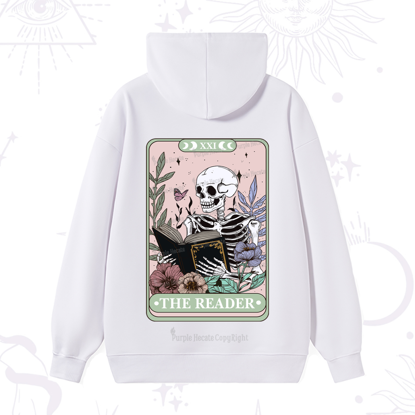 Purplehecate The Reader's Tarot Hoodie