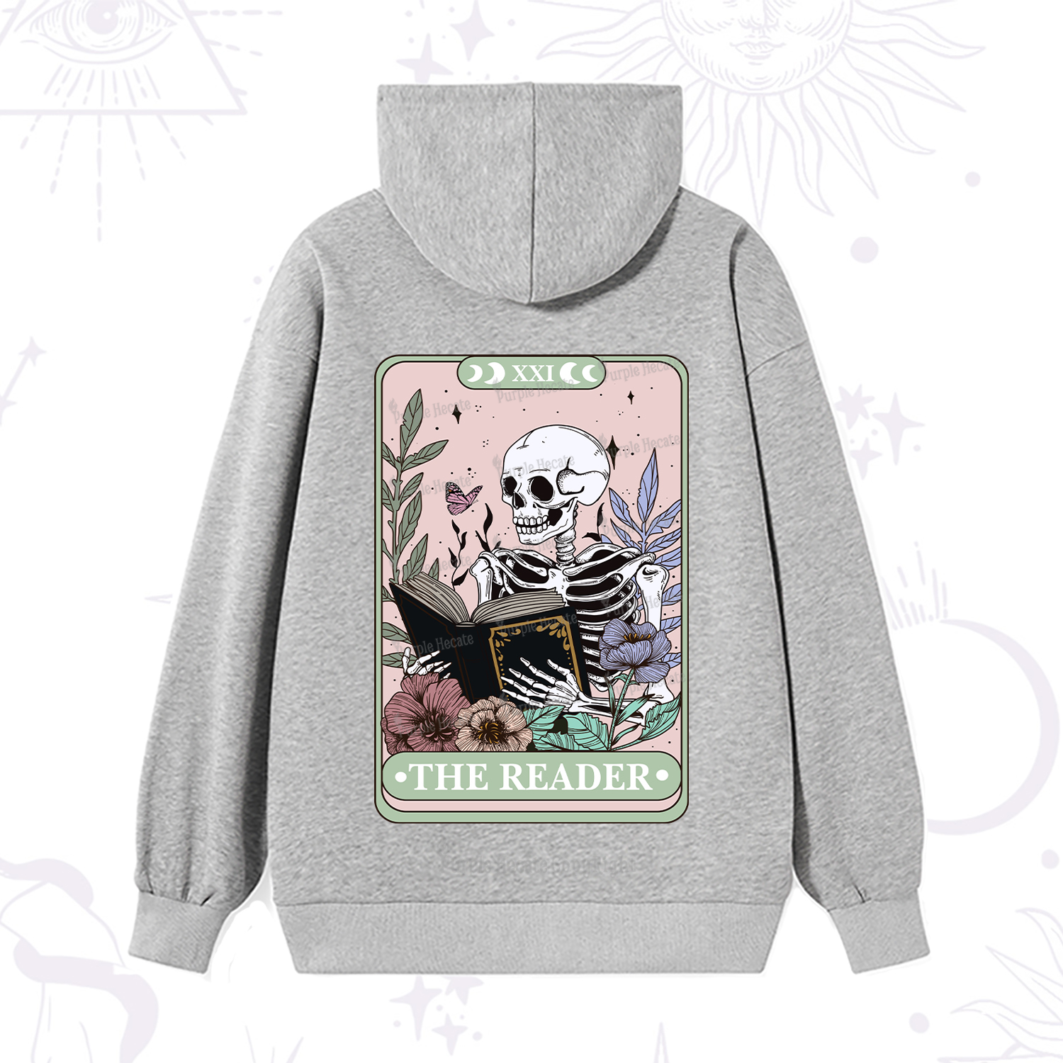 Purplehecate The Reader's Tarot Hoodie